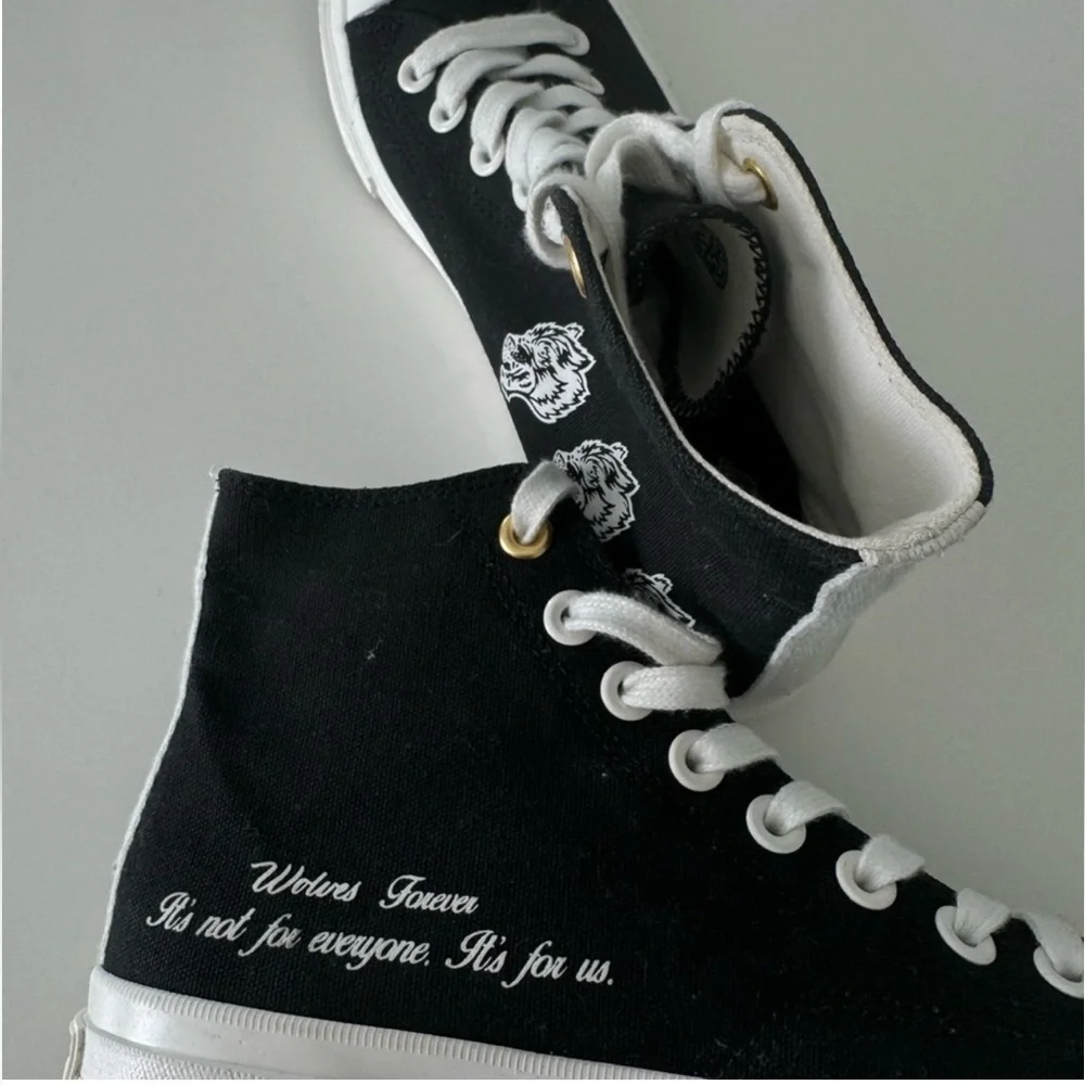 Darc Sport Black and White High-Top Sneakers - Picture 1 of 3